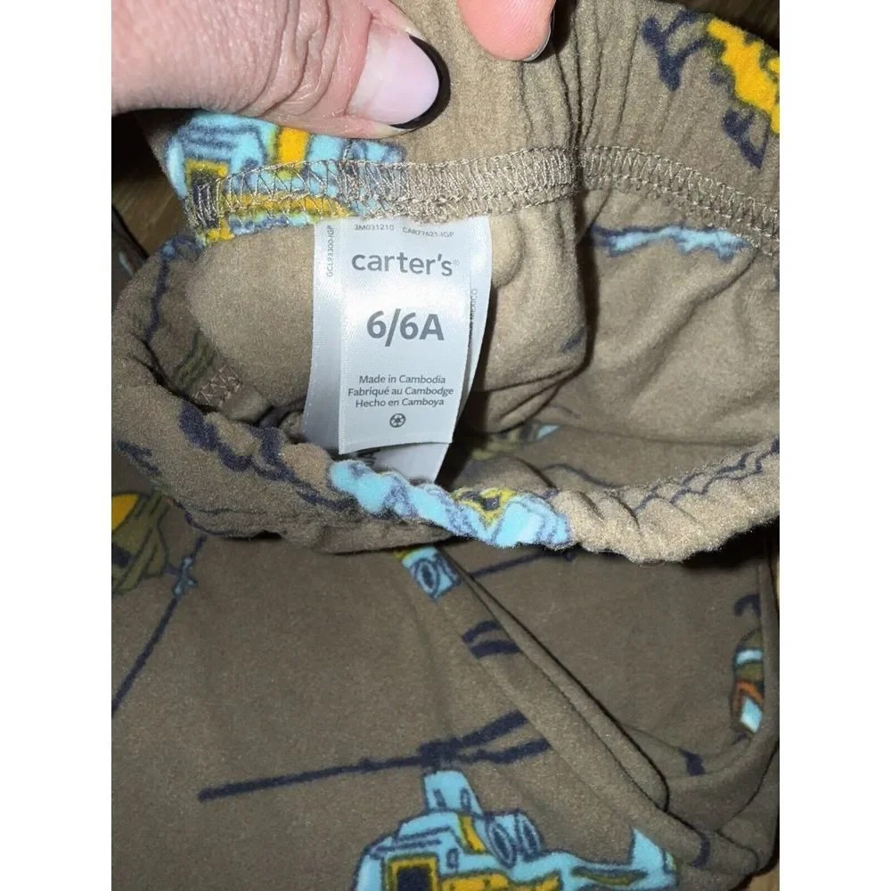 Carter's Boy's Pajamas PJ Set Size 6‎ Lot Of 2